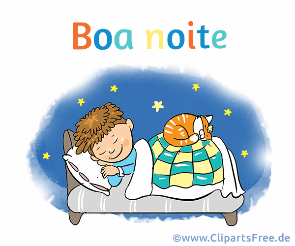 Wie sagt man Gute Nacht auf Portugiesisch Gif-Bild