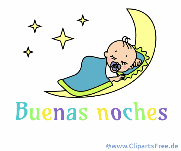 Animation Gute Nacht auf Spanisch