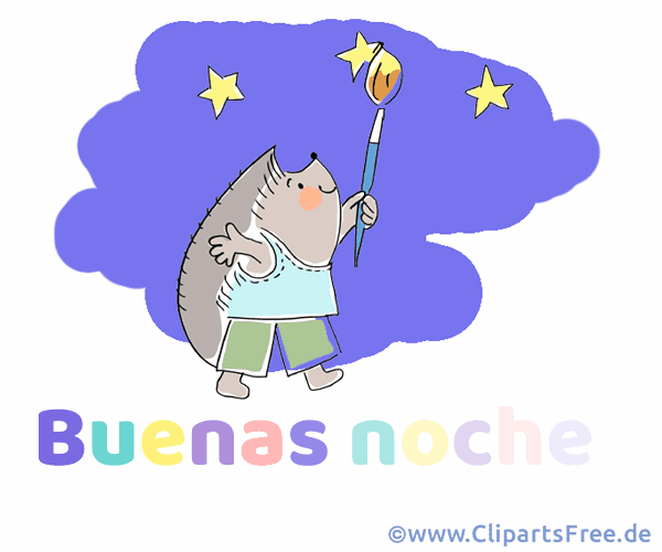 Bild Gute Nacht auf Spanisch