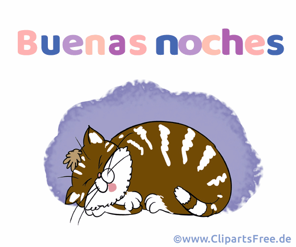 e-Card Gute Nacht auf Spanisch