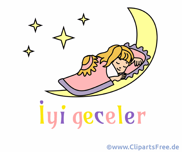 Animation Gute Nacht auf Türkisch