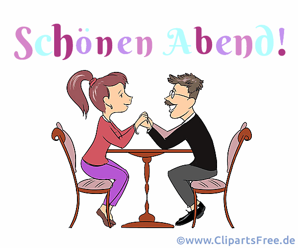 Date am Abend Gif-Clipart