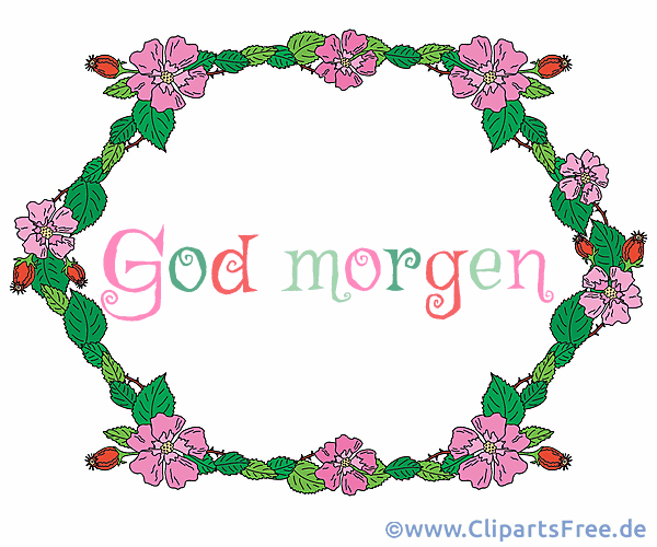 Dänisch Guten Morgen schönes Gif Bild