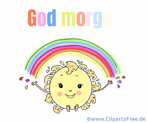 Guten Morgen auf Dänisch - animierte Gif-Bilder