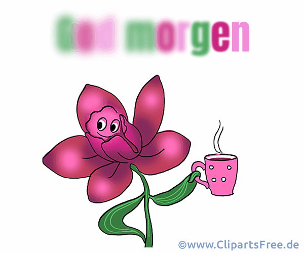 Guten Morgen auf Dänisch - Grüsse an dänische Freunde und Bekannte