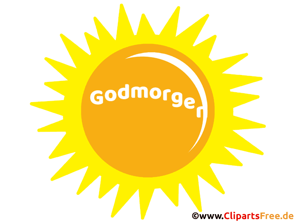 Guten Morgen Bild auf Dänisch - kostenlose Gif Bilder