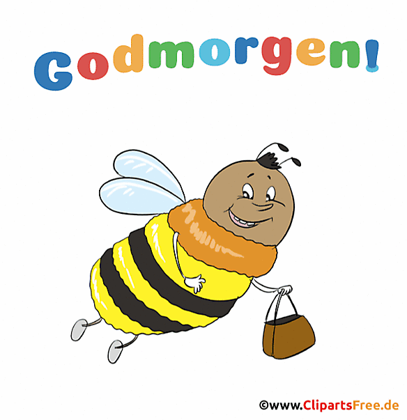 Guten Morgen e-Card auf Dänisch - Guten Morgen Grüße