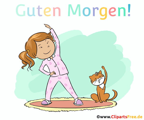Animation Sport am Morgen - Gif Cliparts