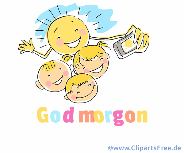 Gif Karte Guten Morgen auf Schwedisch