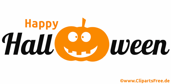 Kürbis mit animiertem Text Halloween