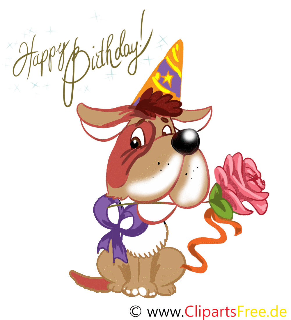 Free Gif Happy Birthday online, free images collection, illustration, free ...