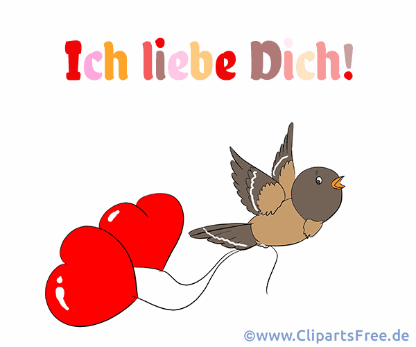 Liebeserklärung als Bild für WhattsApp