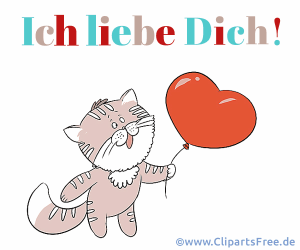 Liebesnachricht ich liebe dich als GifAnimation