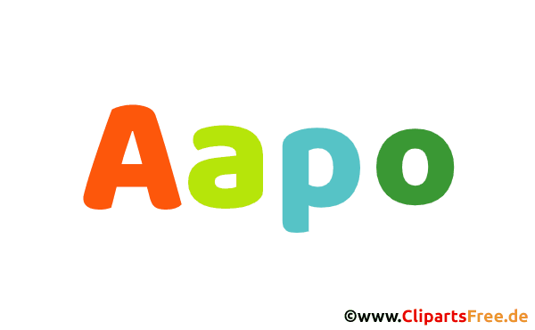 Aapo Vorname für Jungen - Babyvornamen als animierte Bilder