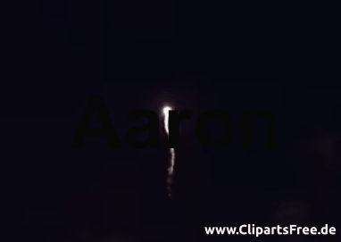 Aaron Jungenname, Hebräisch, Bedeutung: „der Erleuchtete“