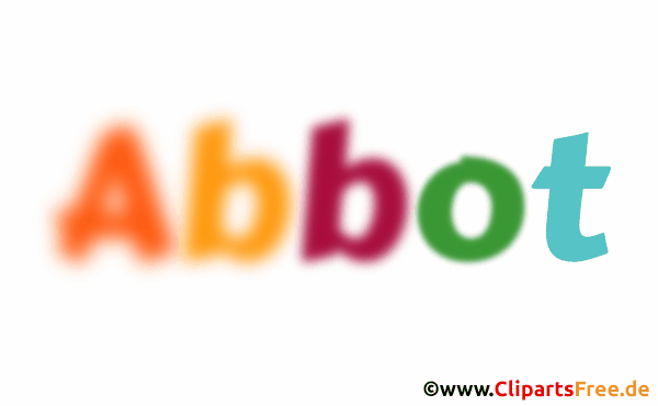 Abbot Vorname für Jungen Deko Illustration mit Animation