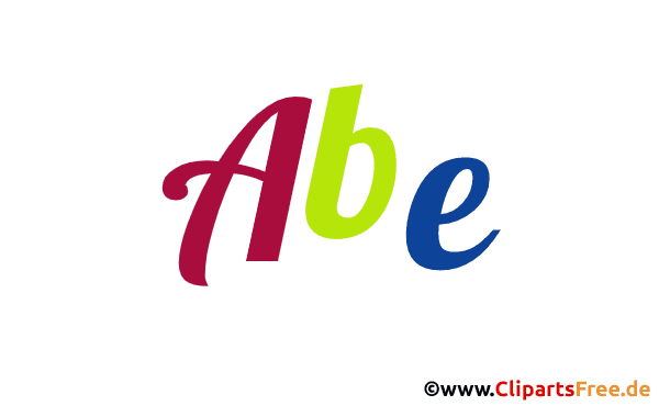 Abe Vorname für Jungen Illustration, Bild, Gif Grafik