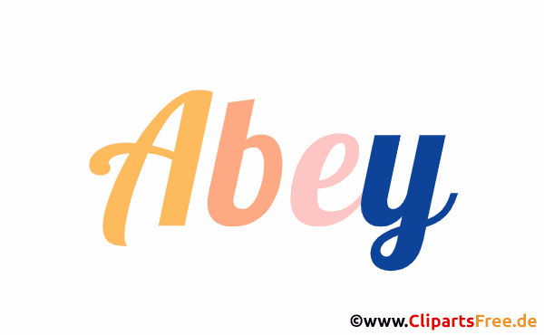 Abey Name für Baby - Vornamen für Jungs als Bilder