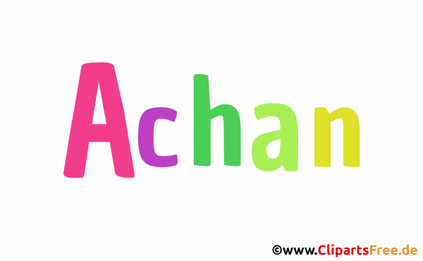 Achan Vorname für Jungen - Liste mit Babynamen