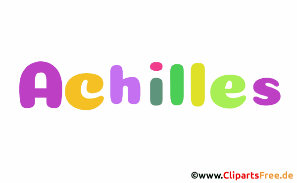 Achilles schöner griechischer Vorname Bild animiert