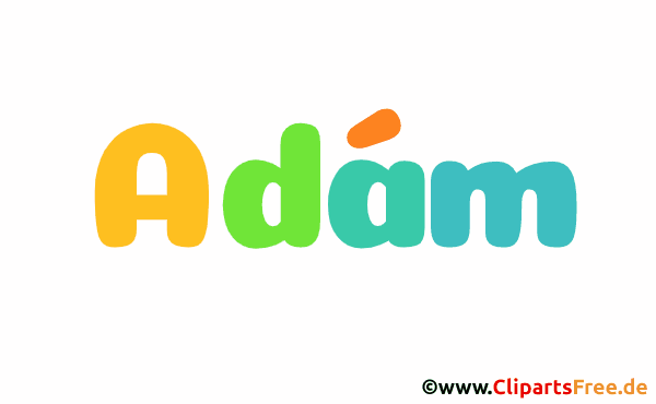 Adám Vorname Junge Bild, Gif, Illustration