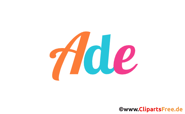 Ade Vorname für Jungen als animiertes Gif Bild