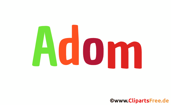 Adom Vorname für Jungen - Baby Vornamen als Bilder