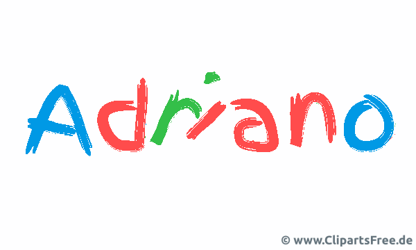 Adriano Vorname für Jungen - Babynamen als Gifs animiert
