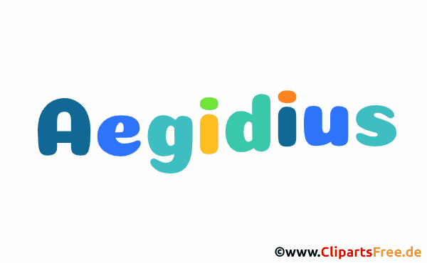 Aegidius Vorname für Jungen als animiertes Gif Bild