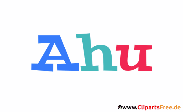 Ahu Vorname für Jungen Illustration, Bild, Gif Grafik