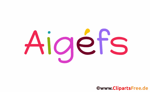 Aigéfs Vorname für Jungen Illustration, Bild, Gif Grafik