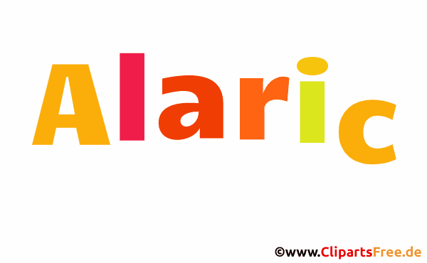 Alaric Vorname für Jungen - Babyvornamen als animierte Bilder