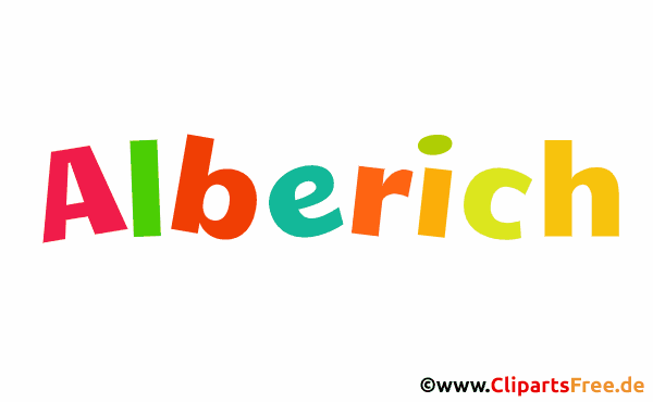 Alberich Vorname für Jungen - Babyvornamen als animierte Bilder