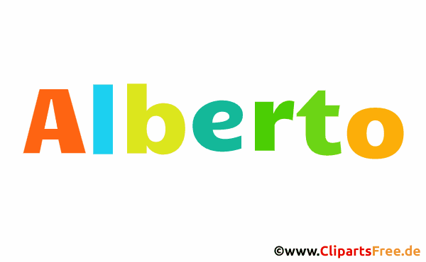 Alberto italienische, spanische und portugiesische Variante des Namens Albert