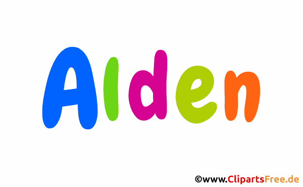 Alden Vorname für Jungen - Babyvornamen als animierte Bilder