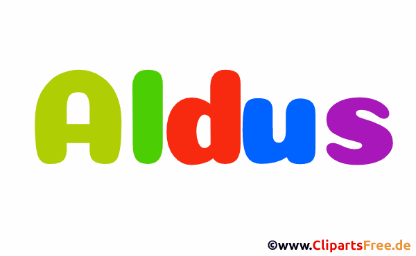 Aldus Vorname für Jungen animiertes Deko Bild