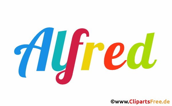 Alfred Bild mit Namen -  Bilder mit Baby Vornamen