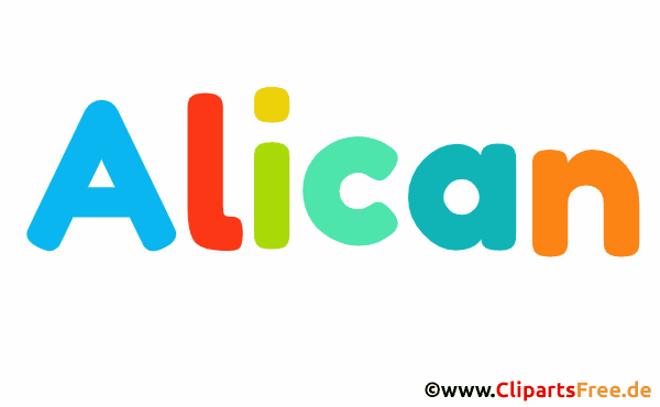 Alican Bild mit Namen -  Bilder mit Baby Vornamen