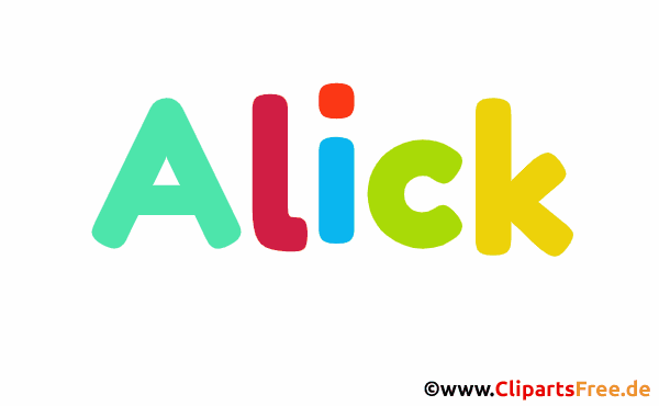 Alick Vorname für Jungen - Baby Vornamen als Bilder