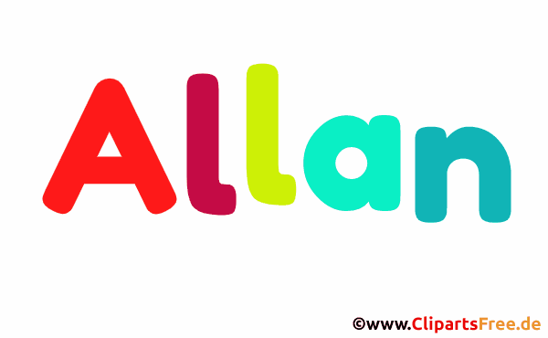 Allan Vorname für Jungen - Baby Vornamen als Bilder