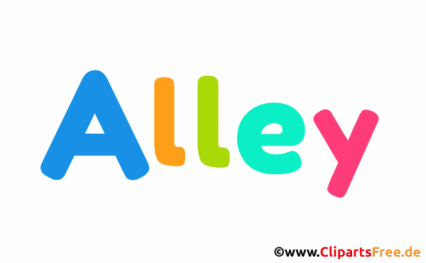 Alley Vorname für Jungen - Babyvornamen als animierte Bilder