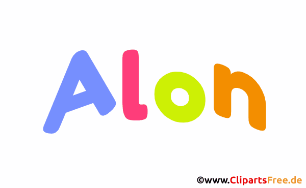 Alon Bild mit Namen - Animierte Bilder mit Vornamen