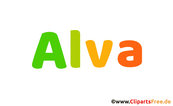 Alva Vorname für Jungen - Baby Vornamen als Bilder