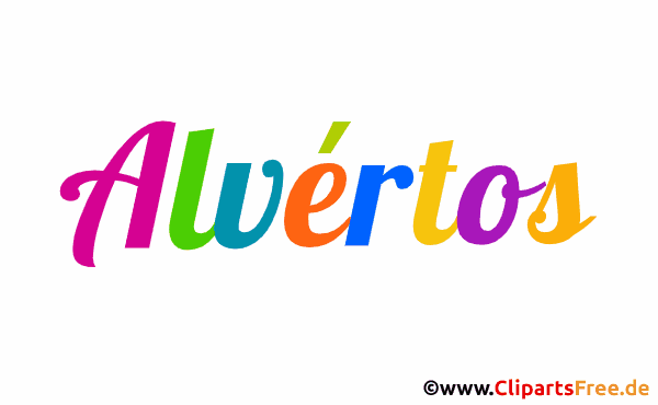 Alvértos Vorname für Jungen - Babyvornamen als animierte Bilder