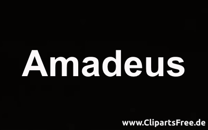 Amadeus Vorname für Jungen - Lateinisch. Bedeutung: ama = „liebe!“ (von amare = lieben) und deus = „Gott“