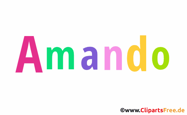 Amando Vorname für Jungen - Baby Vornamen als Bilder