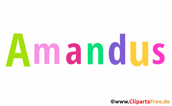 Amandus Bild mit Namen -  Bilder mit Baby Vornamen