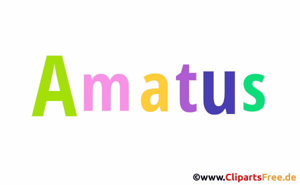 Amatus persönliches Namensbild -  Bilder mit Vornamen