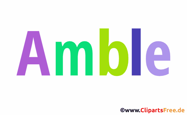 Amble Bild mit Namen -  Bilder mit Baby Vornamen