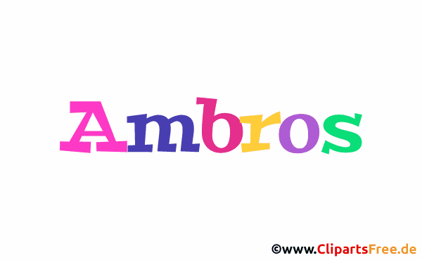 Ambros Bild mit Namen - Kindernamen Gif Bilder
